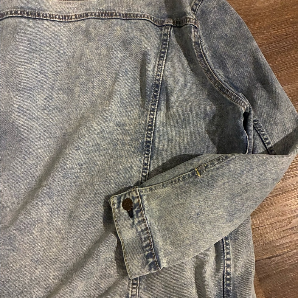 Men Levi’s relaxed trucker vintage style Light Blue Denim Jacket XL - Picture 10 of 10